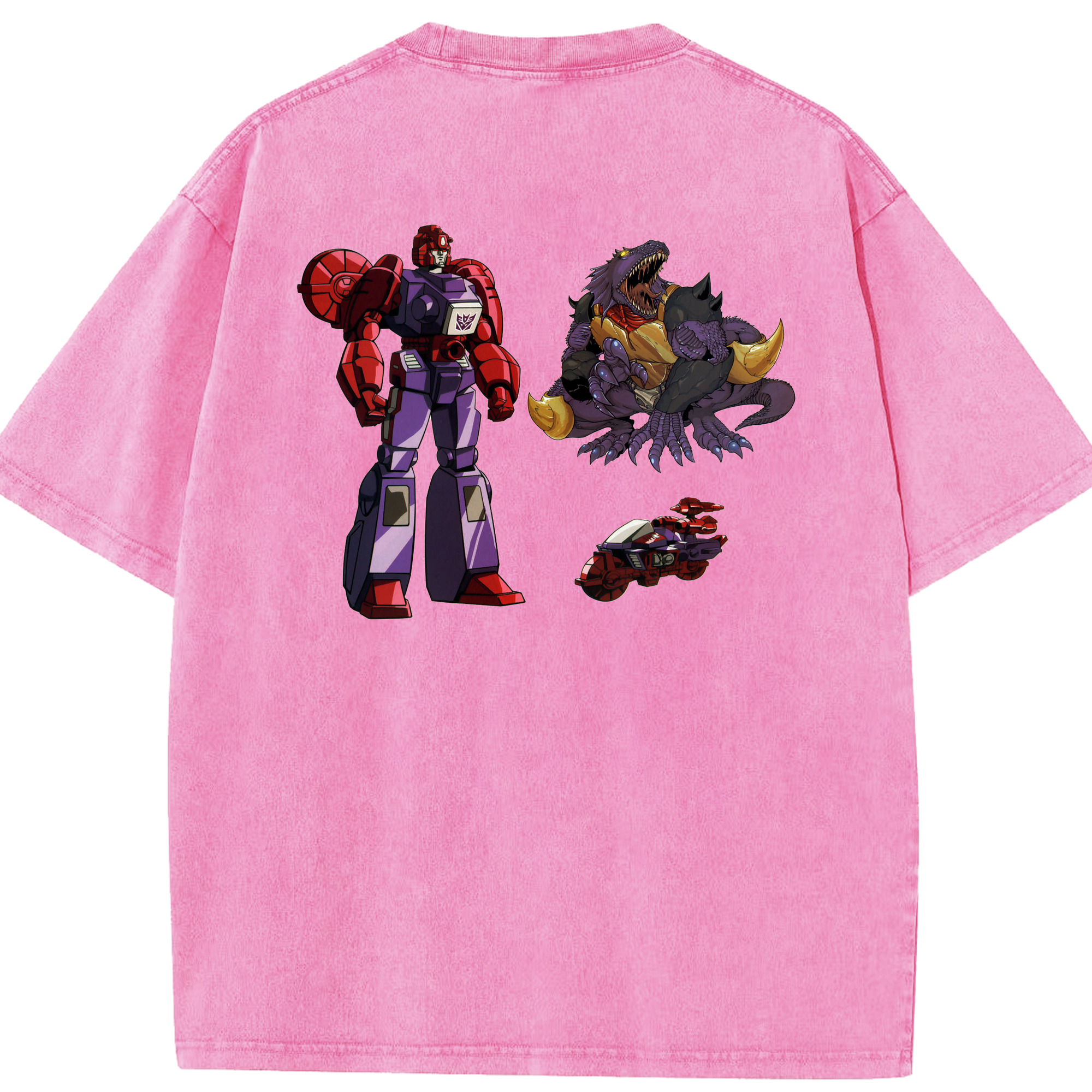 （画像用）  綿100% ヴィンテージ風 半袖Tシャツ（背面プリント）